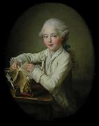 Francois-Hubert Drouais Portrait of marquis de Briges, aged 7 oil